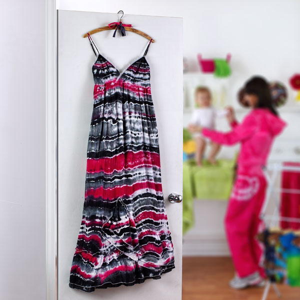 Caribbean Stripes Tie Dye Dress Caribbean Stripes Tie Dye Dress