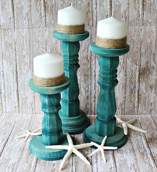 Dip Dyed Candlesticks