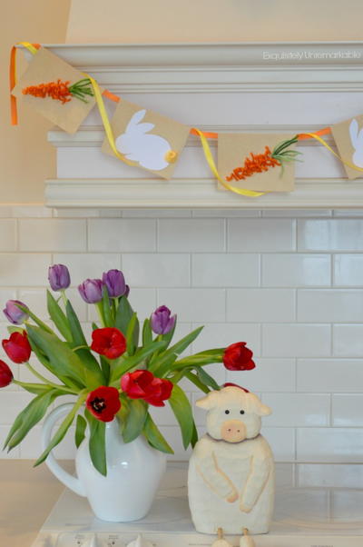 Easter Bunny DIY Banner Easter Bunny DIY Banner