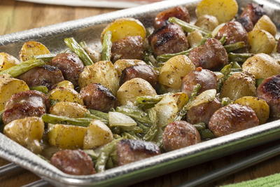 Sausage Sheet Pan Supper