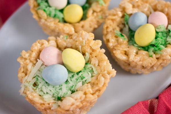 Easter Rice Krispies Birds Nest Easter Rice Krispies Birds Nest