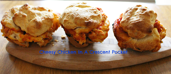 Cheesy Chicken in Crescent Pockets Cheesy Chicken in Crescent Pockets
