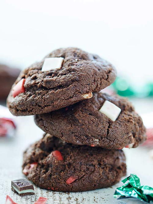 Mint Chocolate Cookies Mint Chocolate Cookies