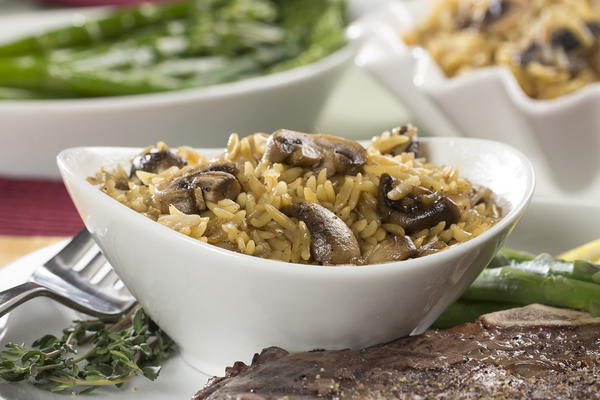 Orzo Mushroom Toss Orzo Mushroom Toss
