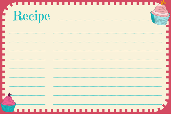 Super Sweet Recipe Cards Super Sweet Recipe Cards