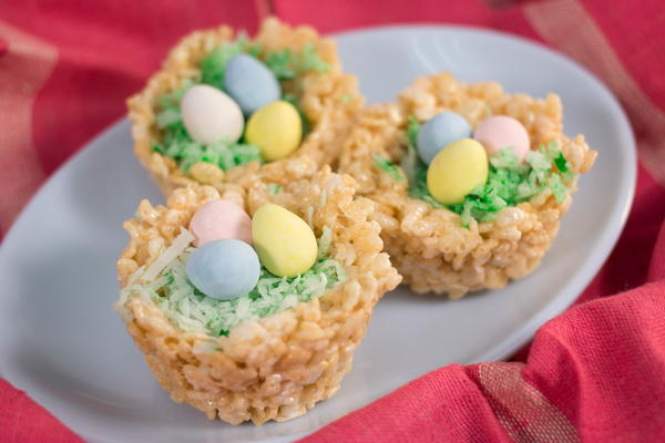 Rice Krispies Nests with Cadbury Mini Eggs