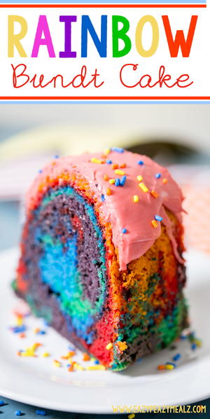 Rainbow Bundt Cake Rainbow Bundt Cake