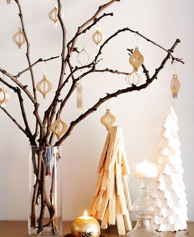 Easy Book Page DIY Ornaments