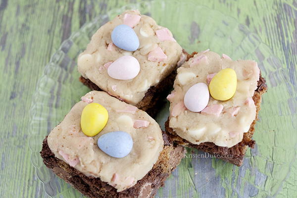 Cadbury Egg Cookie Dough Brownies Cadbury Egg Cookie Dough Brownies