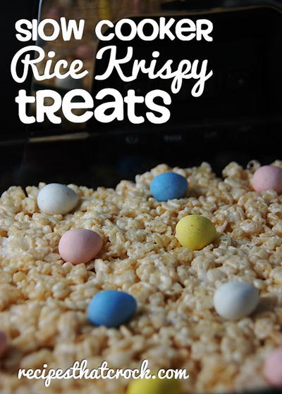 Slow Cooker Rice Krispie Treats Slow Cooker Rice Krispie Treats