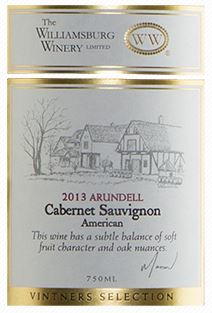 Williamsburg Winery Arundell Cabernet Sauvignon 2013