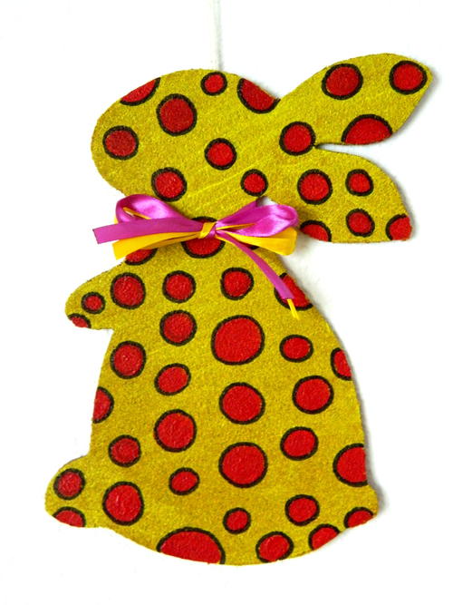 Polka Dot Easter Bunny Craft