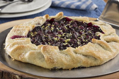 Rustic Blueberry Pie