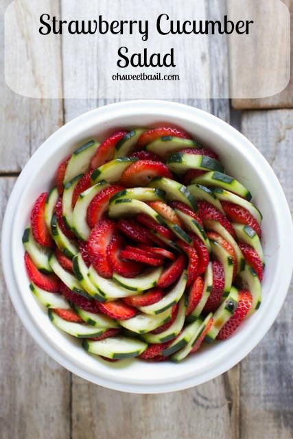 Strawberry Cucumber Salad Strawberry Cucumber Salad