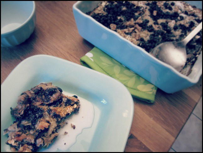 Baked Blueberry and Banana Oatmeal Baked Blueberry and Banana Oatmeal