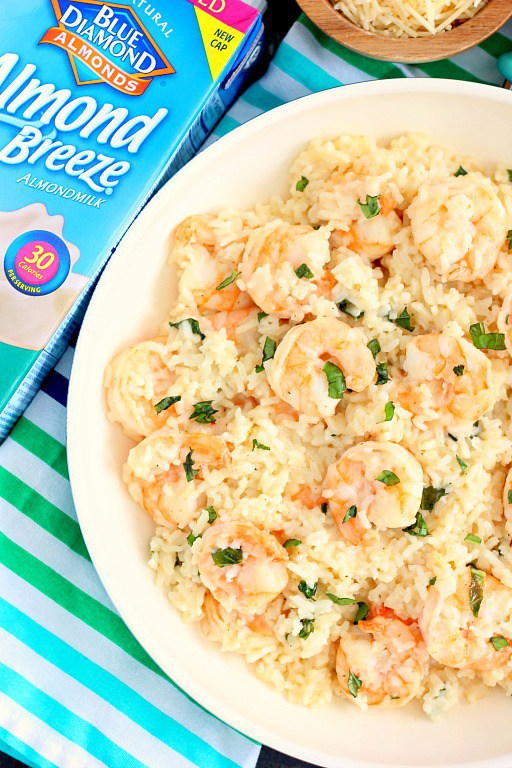 Parmesan Shrimp and Rice Skillet Recipe | FaveSouthernRecipes.com