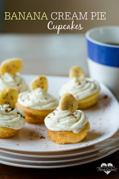 Classic Banana Cream Pie Cupcakes Classic Banana Cream Pie Cupcakes