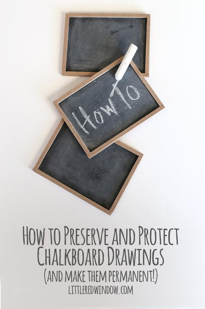 How to Preserve Chalkboard Drawings How to Preserve Chalkboard Drawings