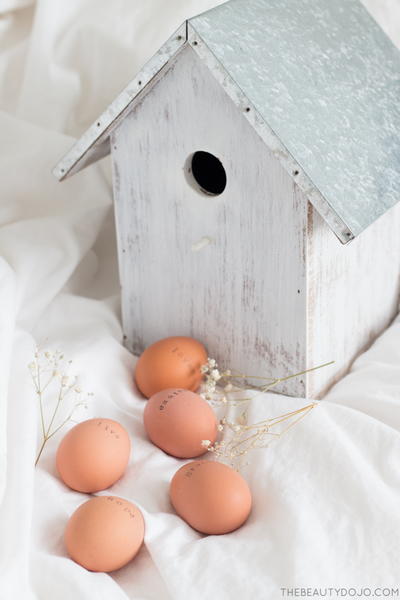 DIY Stamped Easter Eggs