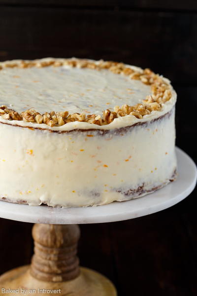 Pineapple Carrot Cake with Orange Cream Cheese Frosting Pineapple Carrot Cake with Orange Cream Cheese Frosting