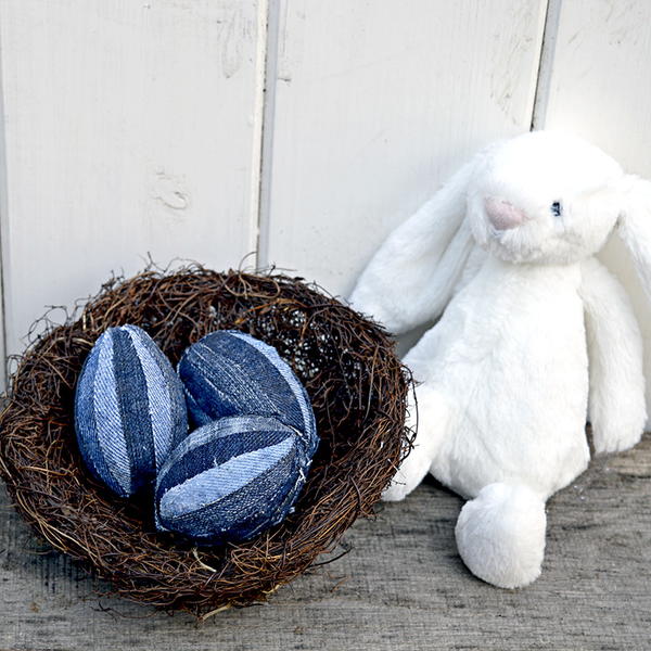 Denim Easter Egg Crafts Denim Easter Egg Crafts
