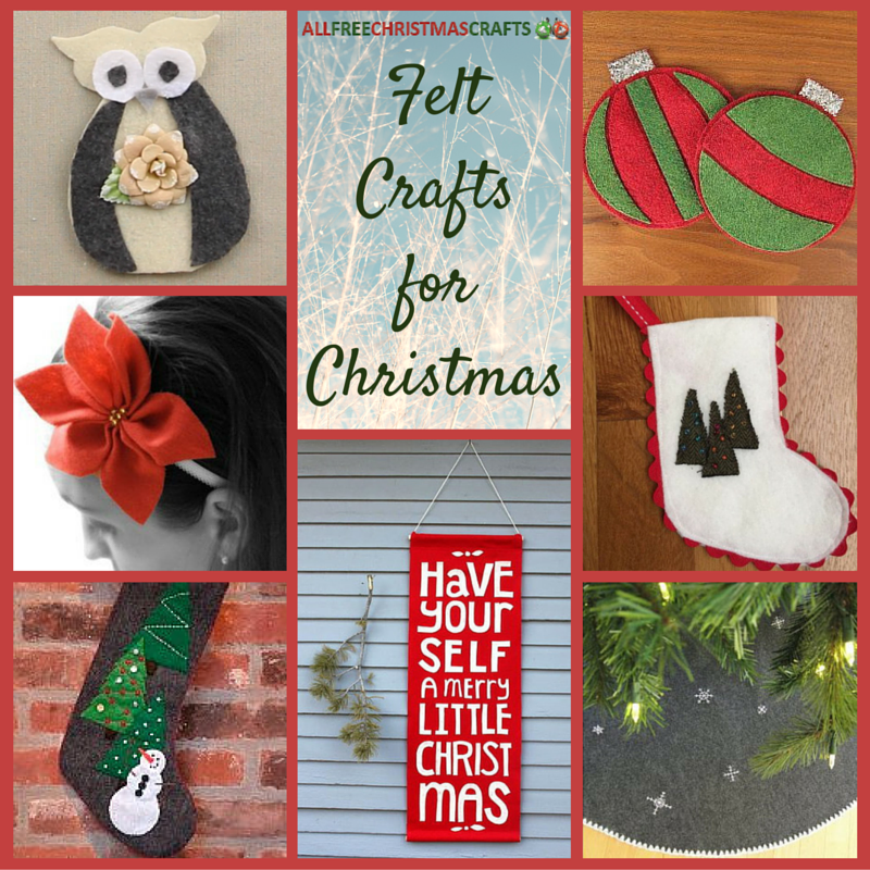 Download Free 25 Felt Christmas Crafts Allfreechristmascrafts Com PSD Mockup Template