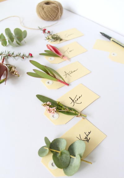 Native Flora Placecards
