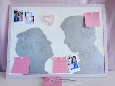 Vintage Silhouette Pin Board