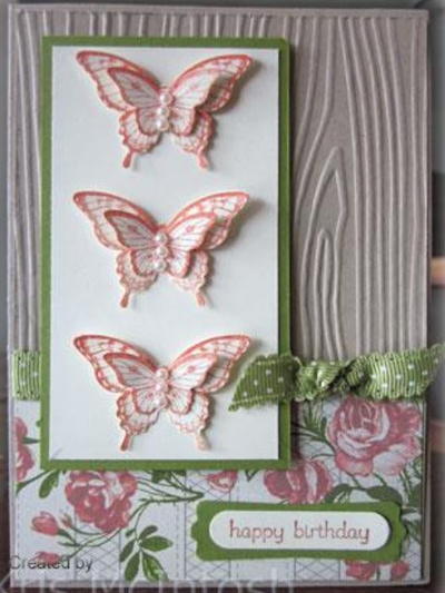 3D Butterfly Birthday Card