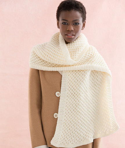 Honeycomb Stitch Scarf Honeycomb Stitch Scarf