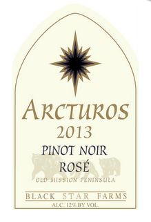 Black Star Farms Arcturos Pinot Noir Rose 2014