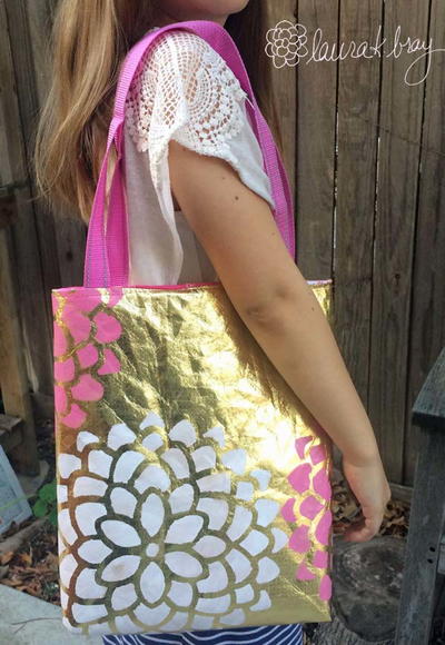 Metallic DIY Tote Bag Metallic DIY Tote Bag