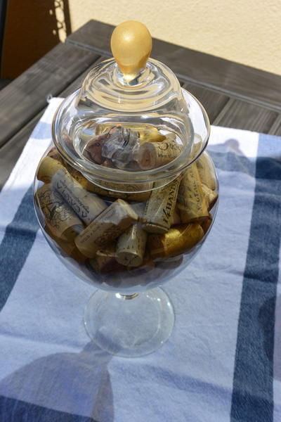 Gold-Tipped Apothecary Jar Gold-Tipped Apothecary Jar