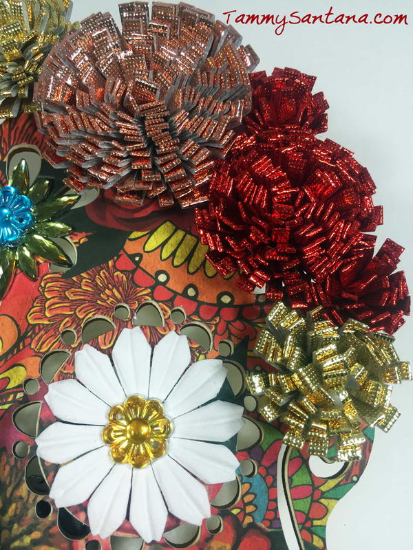 Stunning Sugar Skull Clock Stunning Sugar Skull Clock