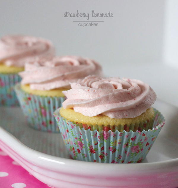 Elegant Strawberry Lemonade Cupcakes Elegant Strawberry Lemonade Cupcakes