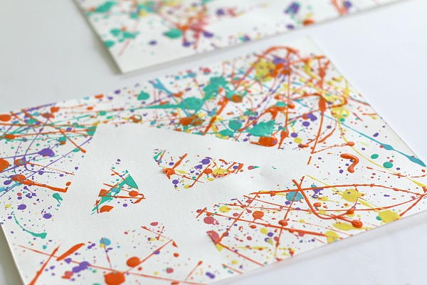 Easy Splatter Paint Art Easy Splatter Paint Art