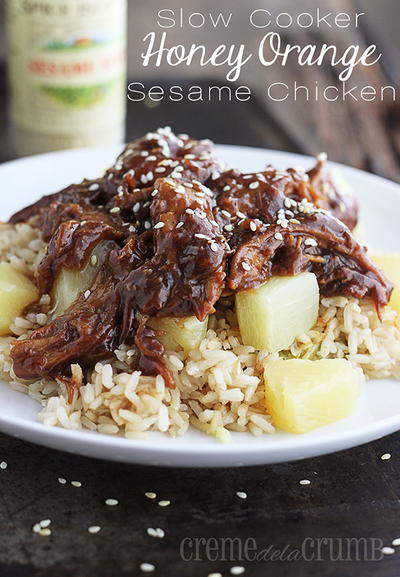 Better than Takeout Honey Orange Sesame Chicken