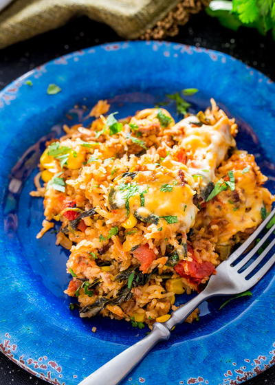 Healthier Mexican Casserole Healthier Mexican Casserole