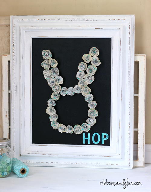 Paper Flower Easter Bunny Craft Paper Flower Easter Bunny Craft