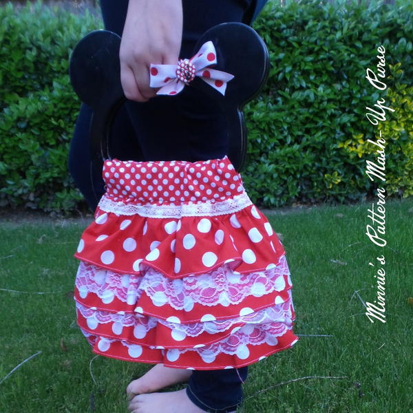 Minnie Pattern Mash-Up Purse Minnie Pattern Mash-Up Purse