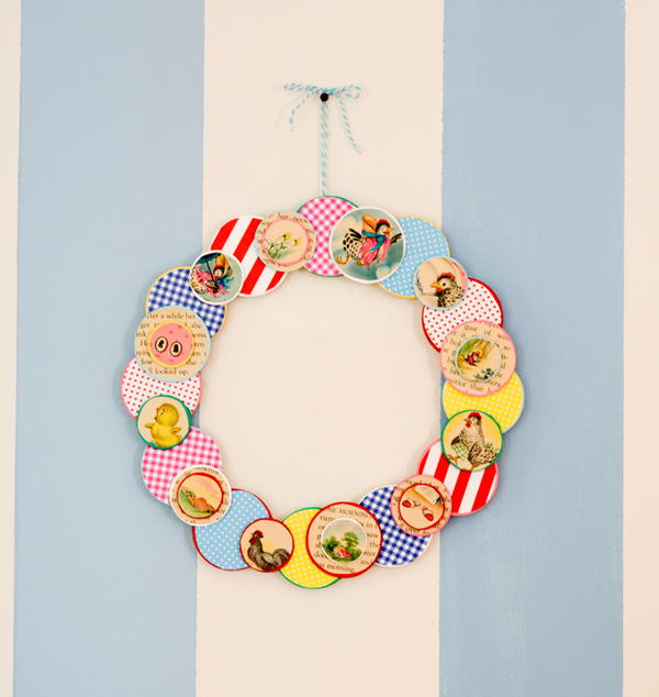 Childrens Book DIY Wreath Childrens Book DIY Wreath