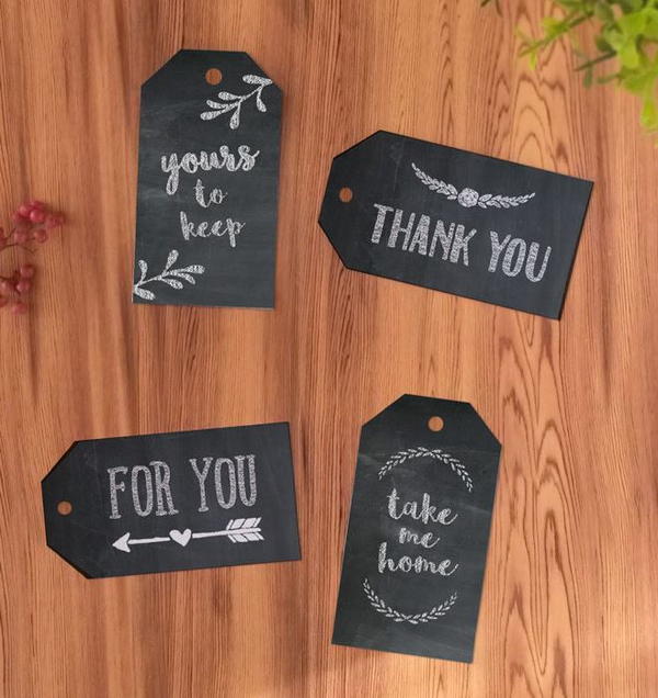 Chalkboard Printable Gift Tags Chalkboard Printable Gift Tags