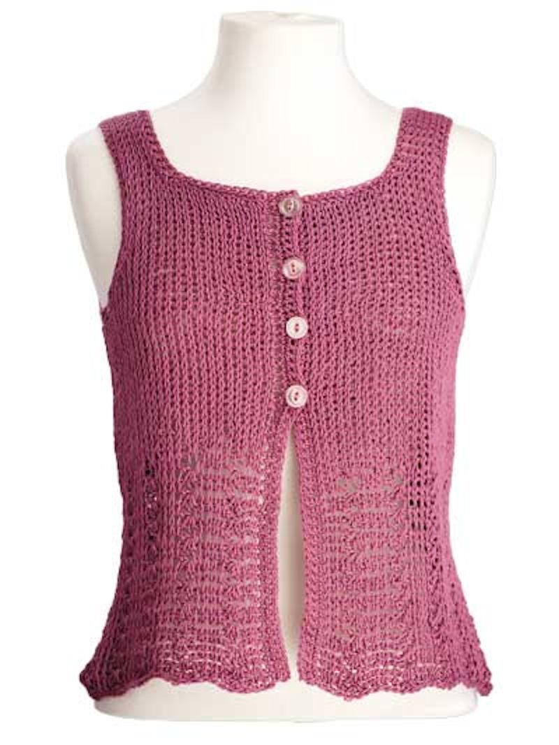Elisa Sleeveless Crochet Top | AllFreeCrochet.com