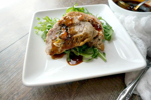 Peach and Prosciutto Pork Roulade Peach and Prosciutto Pork Roulade