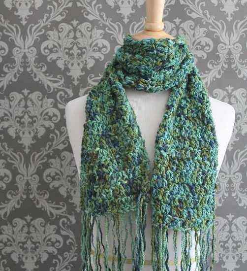 Seascape Scarf Crochet Pattern Seascape Scarf Crochet Pattern