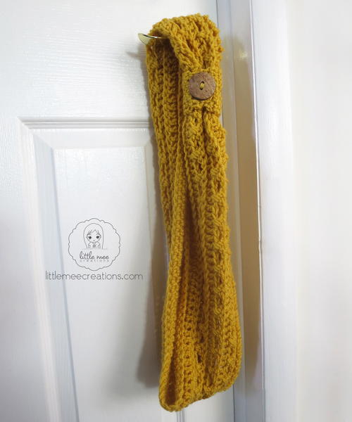 Mustard Button Cuff Infinity Scarf Mustard Button Cuff Infinity Scarf