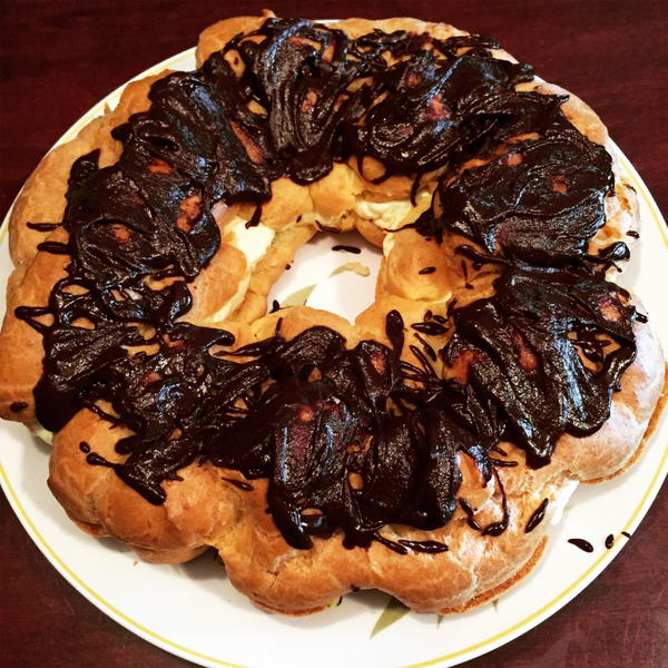 Giant Cream Puff Cake Giant Cream Puff Cake