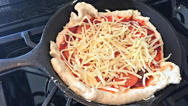 Quick and Easy Cheater Pizza Quick and Easy Cheater Pizza