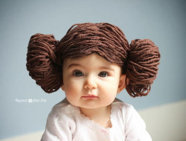 Princess Leia-Inspired Yarn Wig Princess Leia-Inspired Yarn Wig