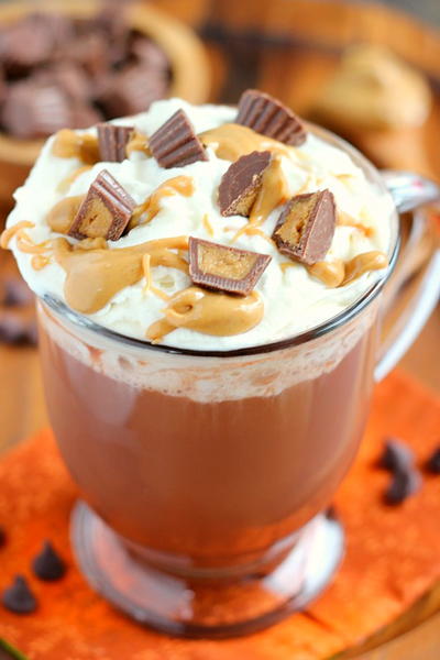 Peanut Butter Cup Hot Chocolate Peanut Butter Cup Hot Chocolate